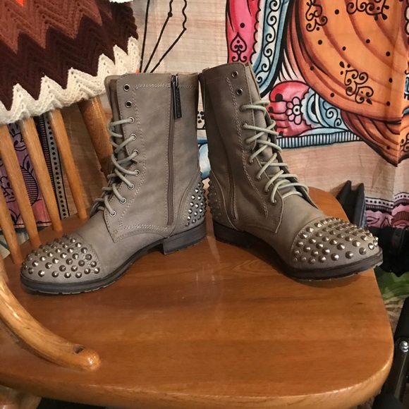 NEW combat boots 7 - Picture 3 of 5